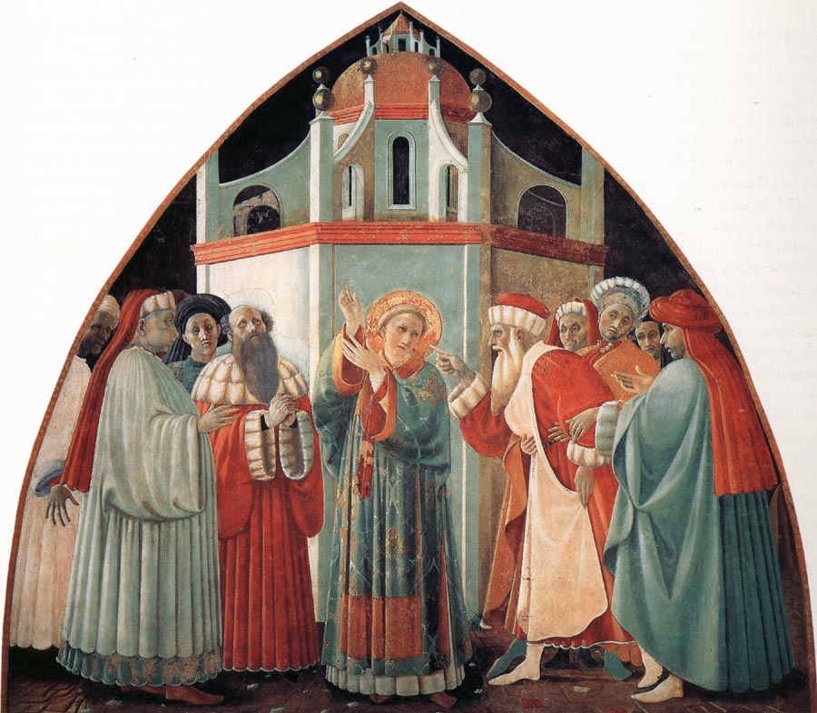 The Prato Master,St Stephen Preaching to the Pharisees